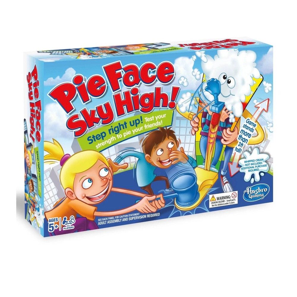 Hasbro Gaming Pie Face Sky High‎ Kids Strength Carnival Style Game 3 ft Tall New